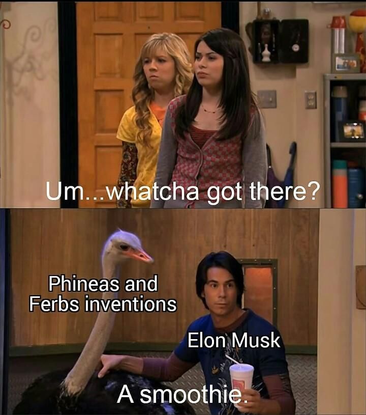 All his wacky concepts have to come from somewhere