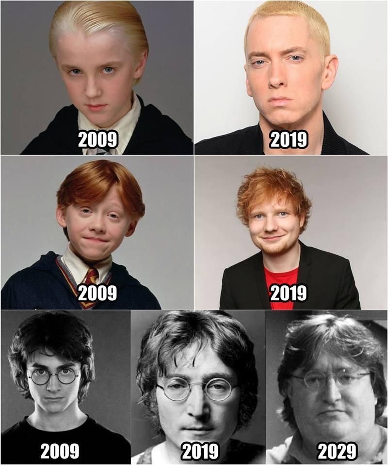 The greatest 10 Year Challenge.