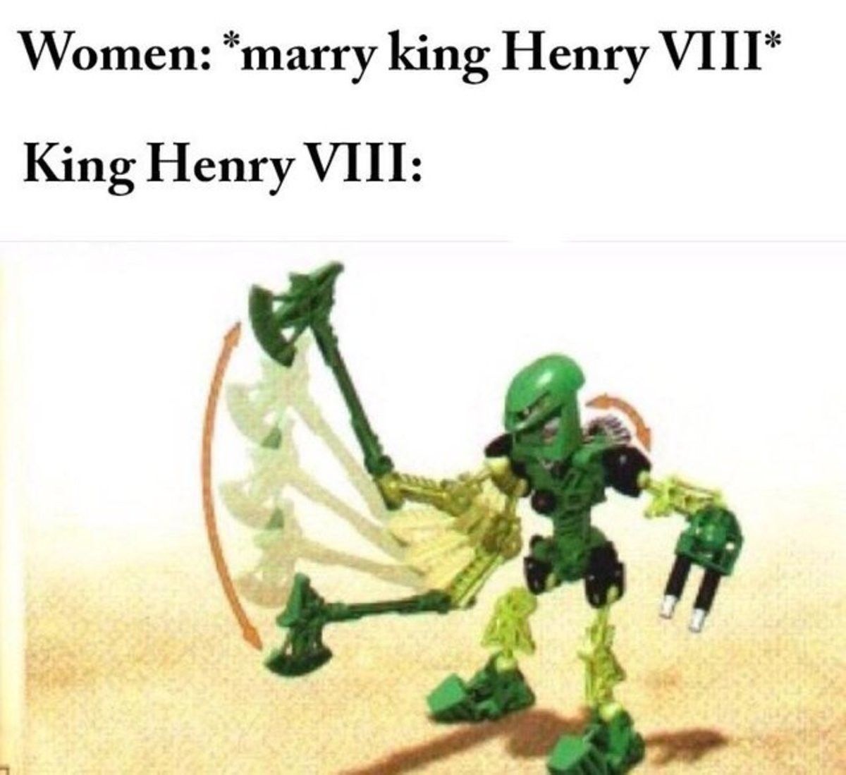 Divorced beheaded died, divorced beheaded survived