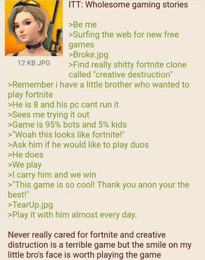 anon plays fortnite