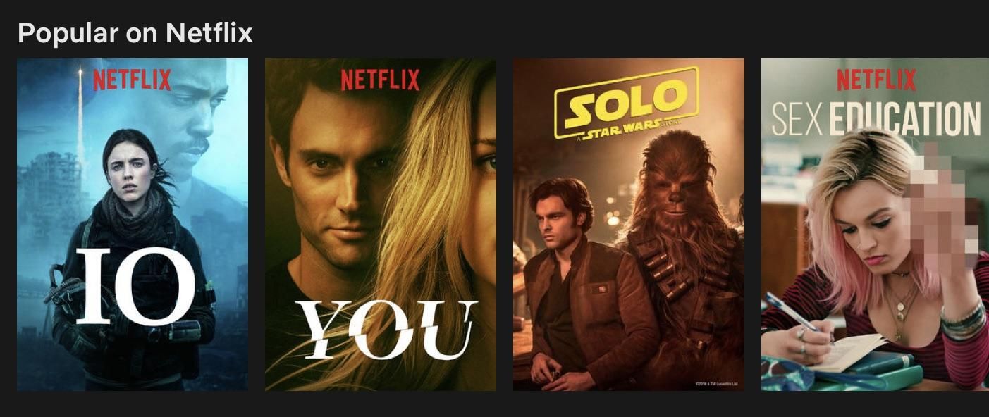 I think Netflix is trying to hit on me