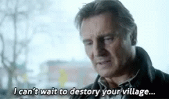 When Liam Neeson visits a small town in Belgium and is about to spread his AIDS