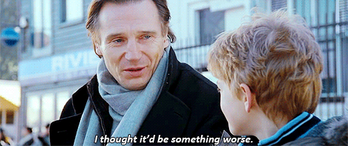When the African prostitue surprises Liam Neeson to tell him she has AIDS after they had sex