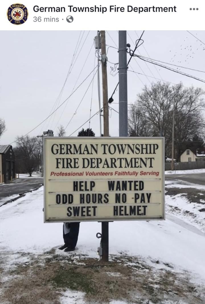 German township, Vanderburgh County Indiana.