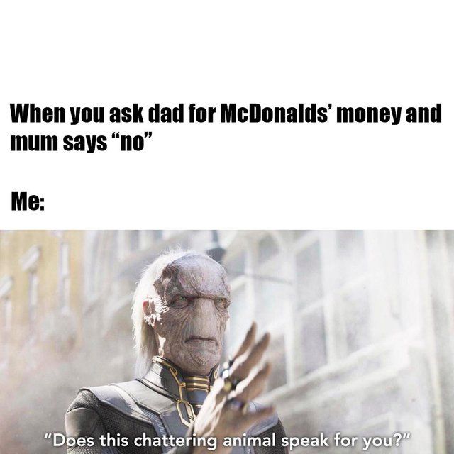 I am not talking to you