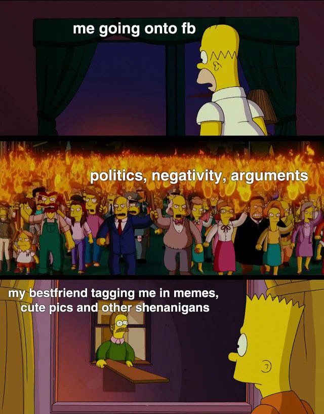must be nice to have friends