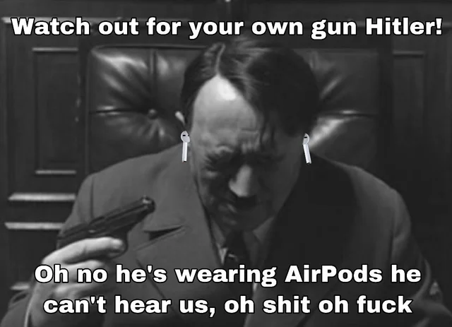 oh nein pass auf Führer