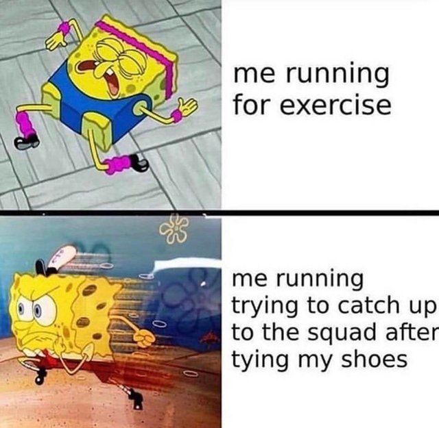 running
