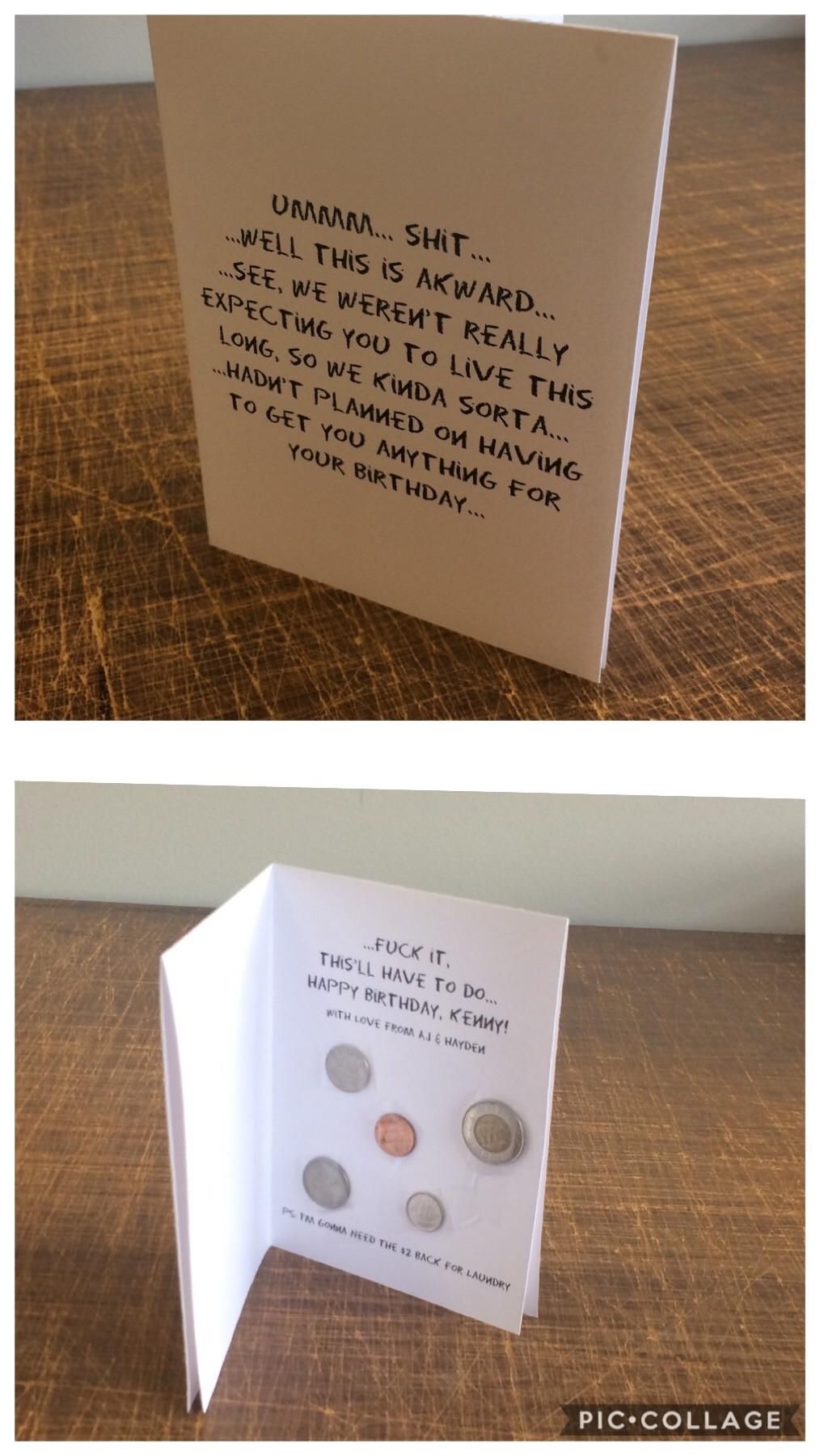 Best friend has a terminal heart condition and has been given X number of years to live more times than we can count. He’s still kicking, and his birthday was on the weekend. So I made him a card.