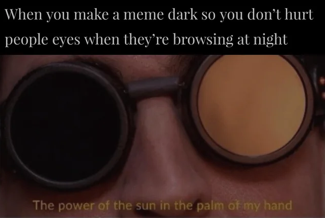 Perfect with dark theme