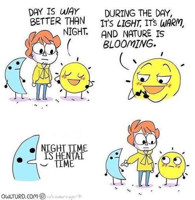 night > day