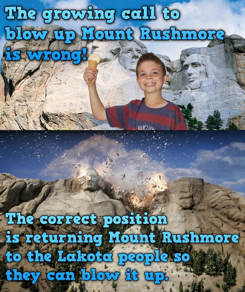 I went to SD and got to flip off Mt. Rushmore. Bucket list item: checked