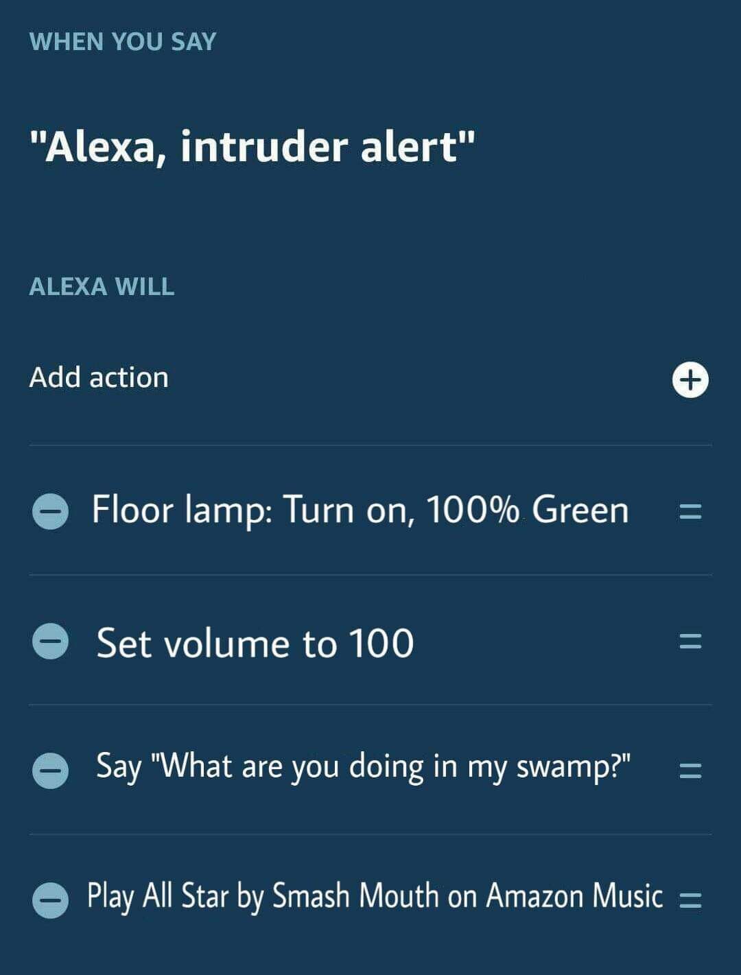 "Alexa, intruder alert"