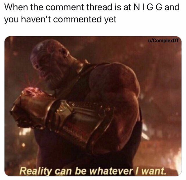 why making it to a comment thread? lmao just say it