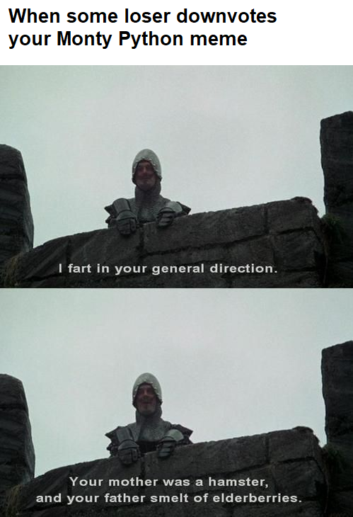 The dab of Monty Python