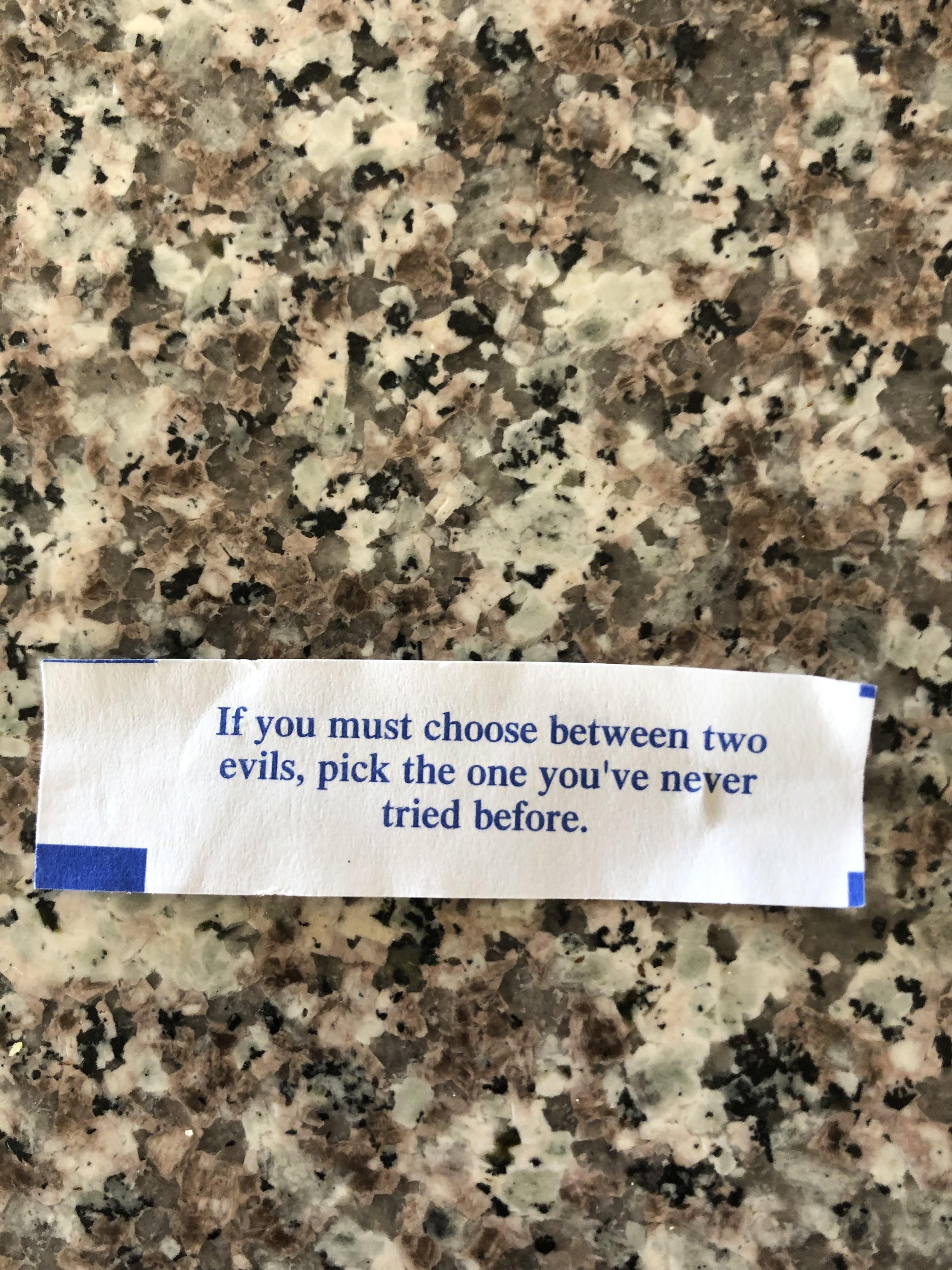 My 2 year olds fortune doesn’t *** around