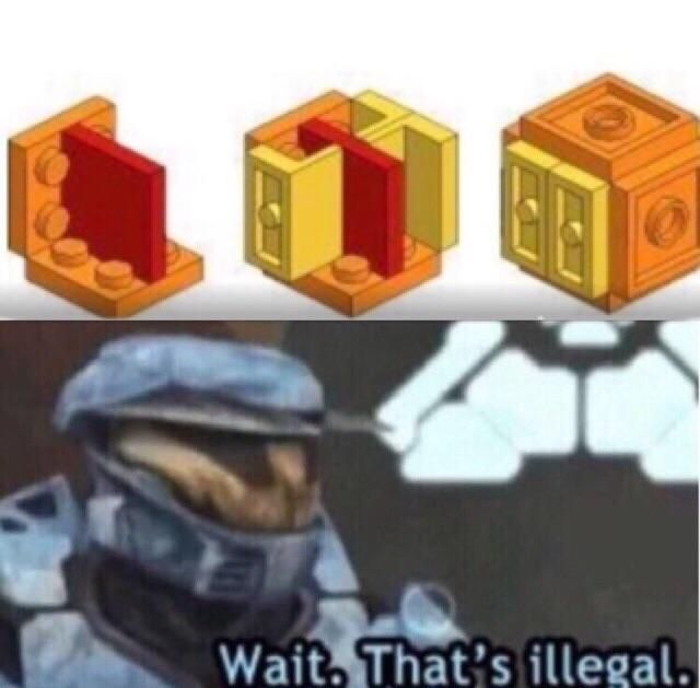 Illegal lego techniques