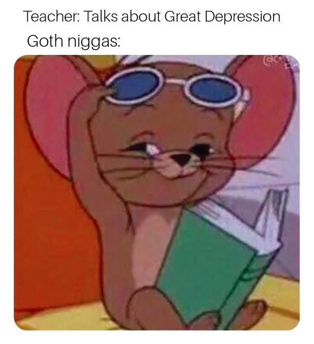 I'm something of a depression myself