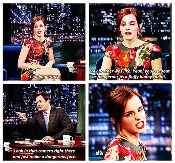 Emma Watson is Dangerous, and don't you forget it.