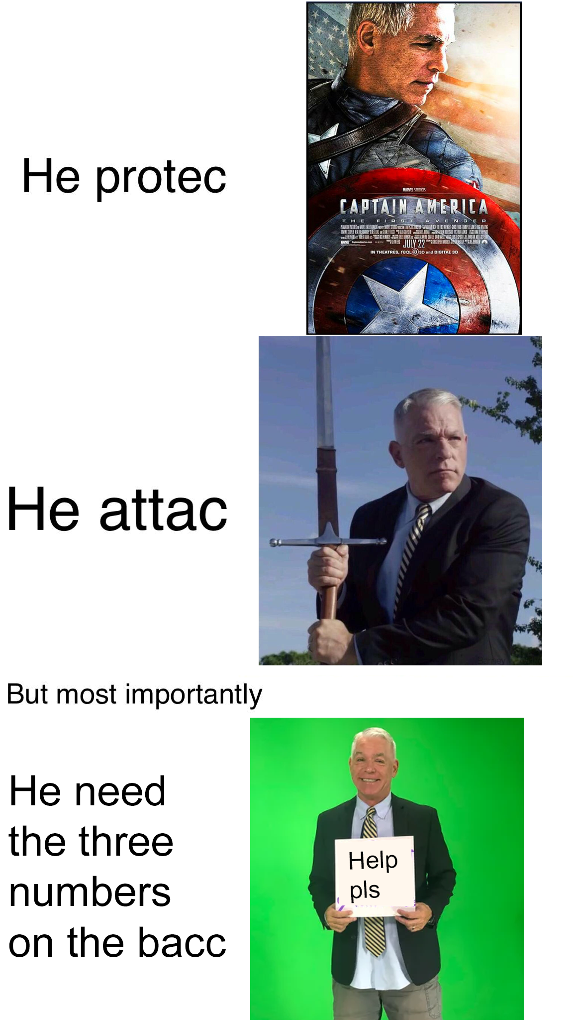 Help him