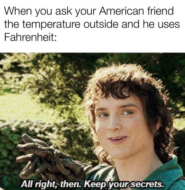 He speaks the langage of murica'