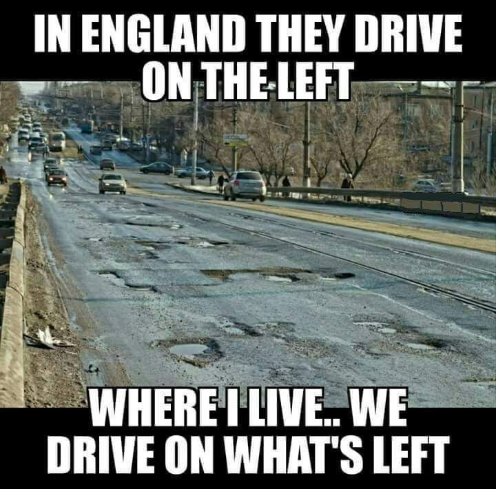 Looks likes some of the roads where I live