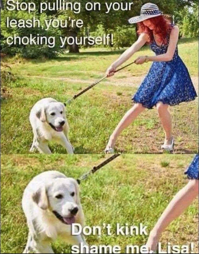 None of us are above choking on ropes