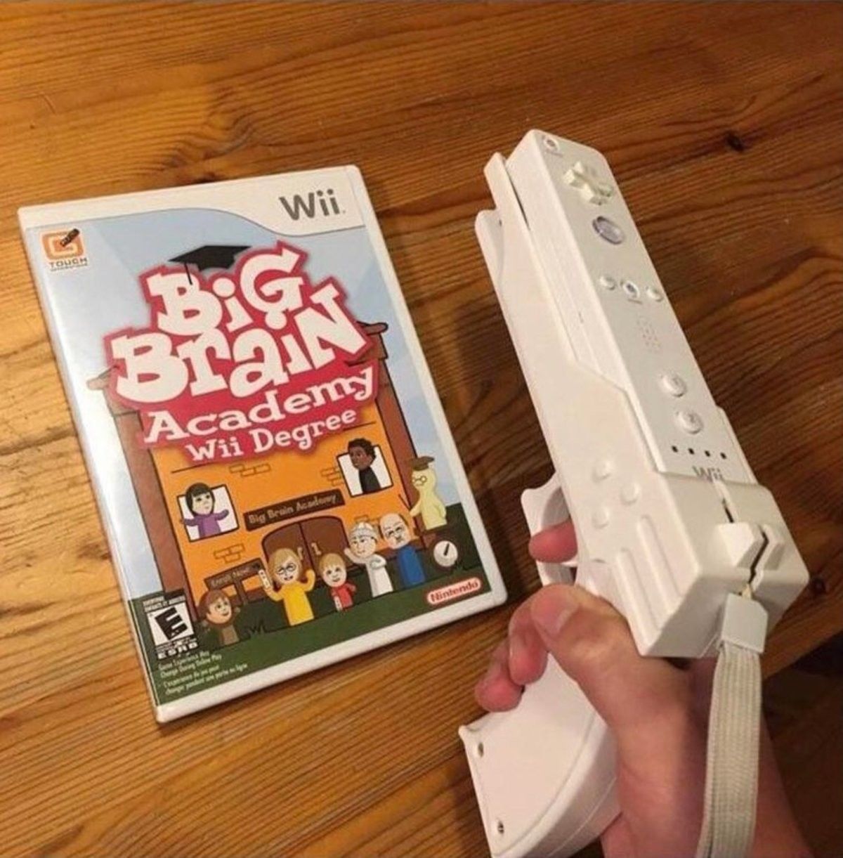 Last time they call my Wii small