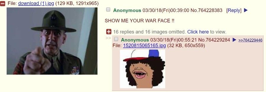 I hope I didn't scare you with my face-to-face MAN FACE