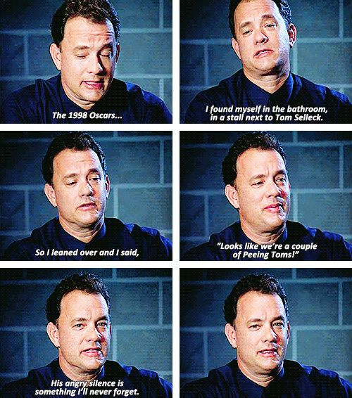 I disagree, it's impossible to hate Tom Hanks