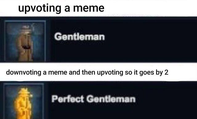 When you are a gentleman with the big PP