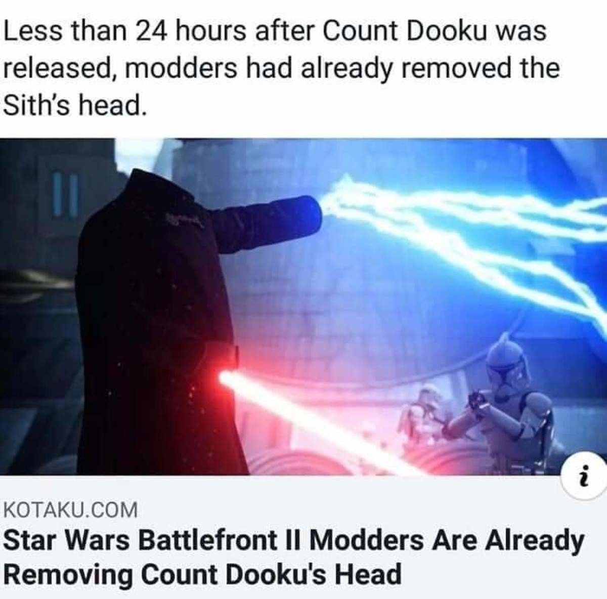 He did it
