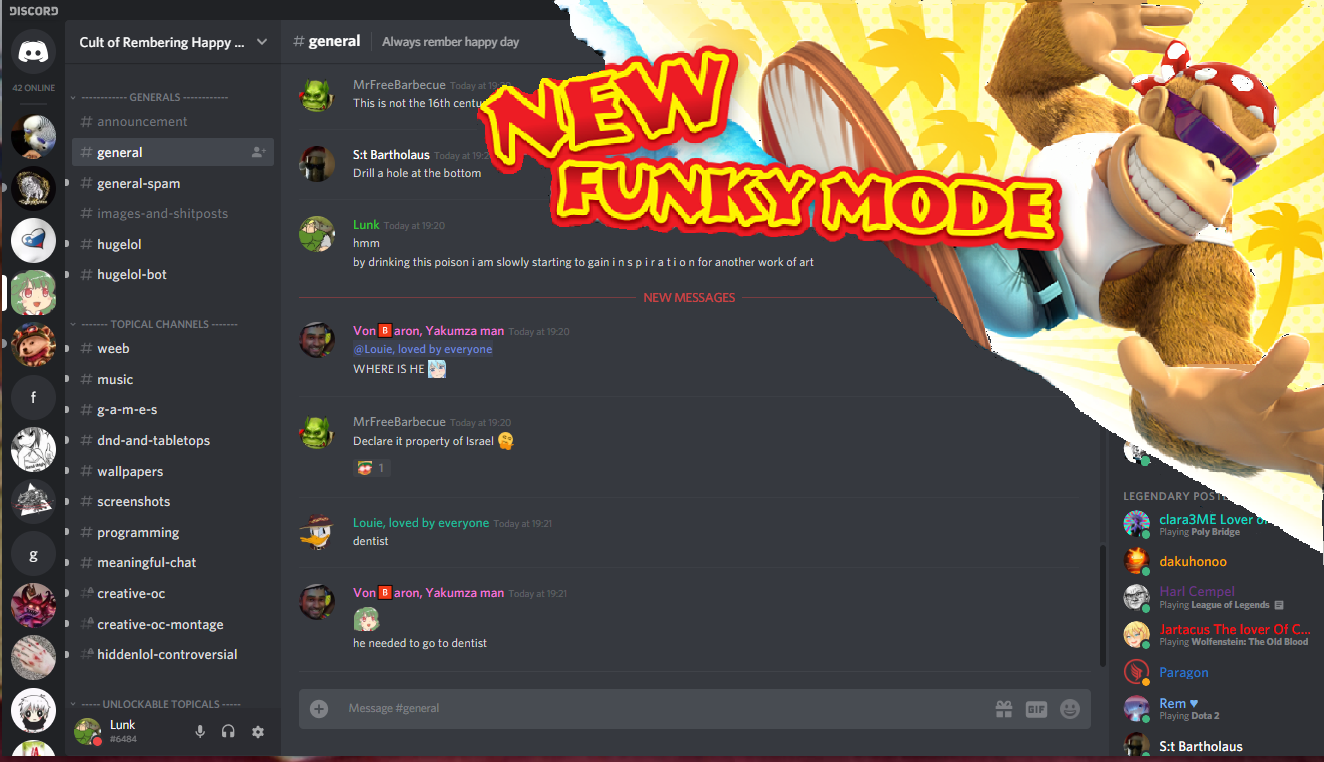 Proposed upgrade to Discord