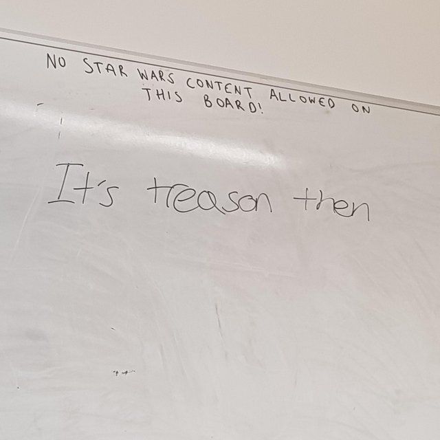 So be it