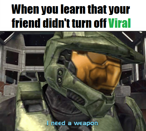 I need a weapon