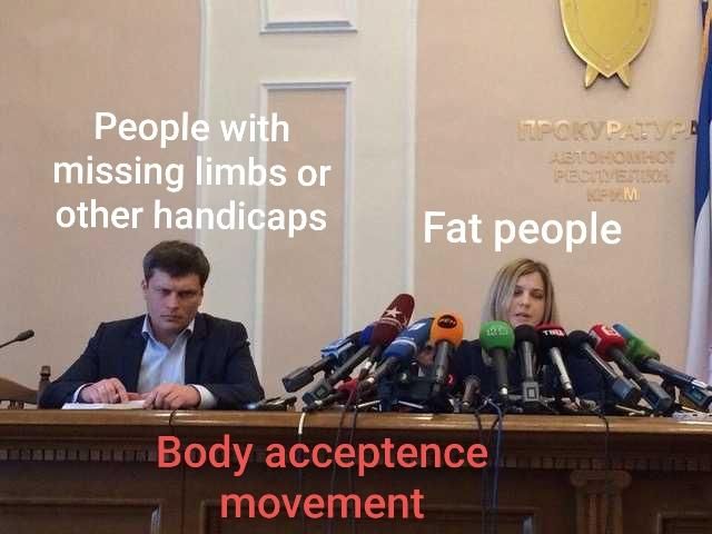 its not my fault I choosed to eat unhealthy not move at all