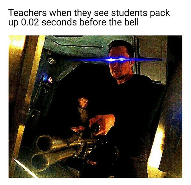 I say when the lesson is over!