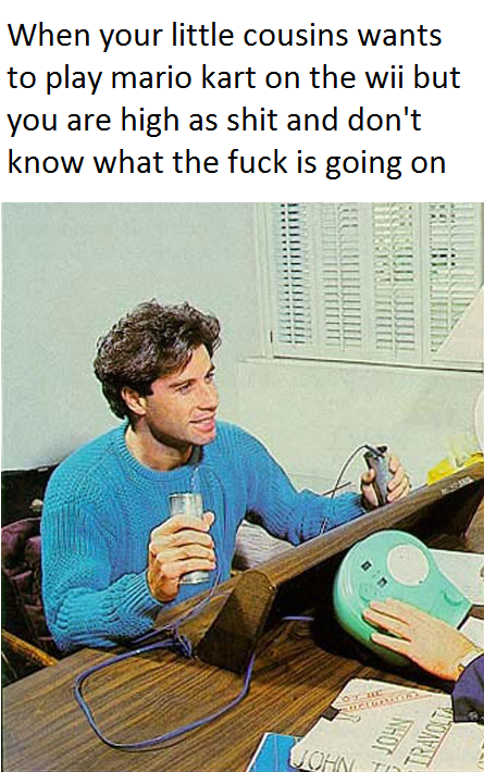travolta with hair <3