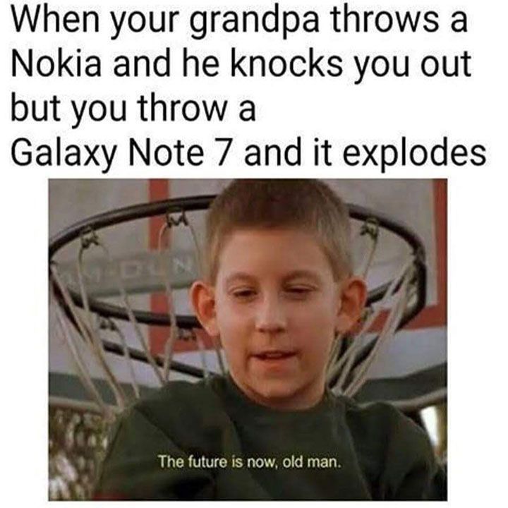 I remember when Galaxy Note 7s would explode in pockets.