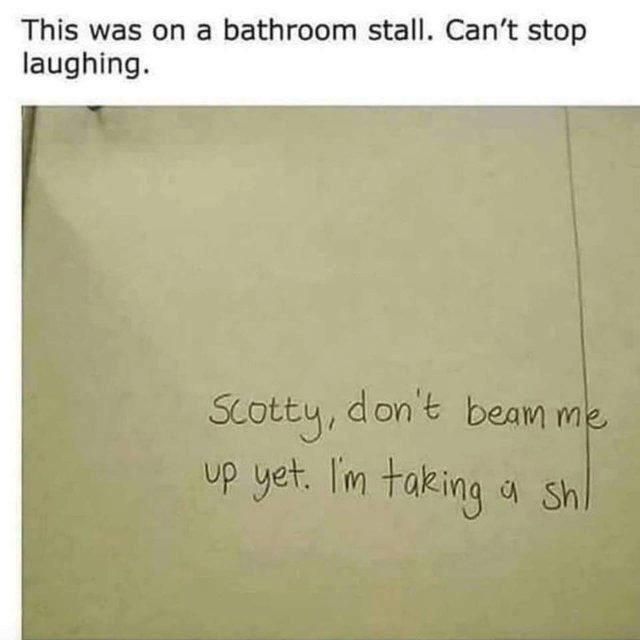 Wait, Scotty!