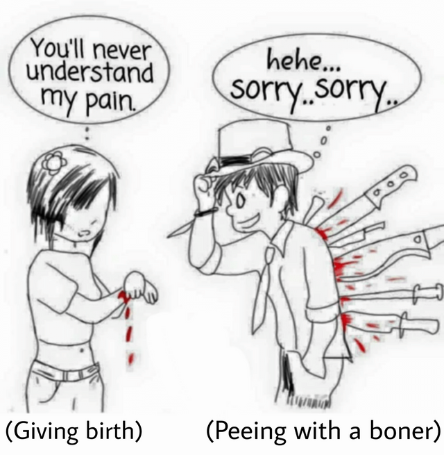 They can't understand true pain