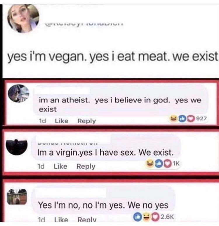Yes, I'm vegan