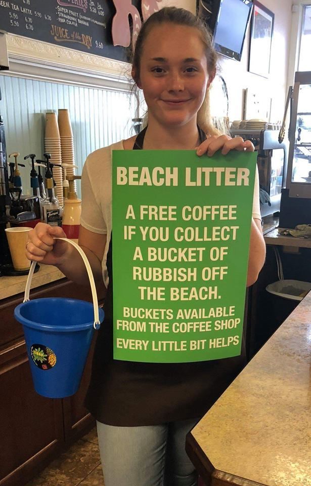 Beach litter