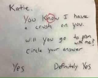 Katie says no