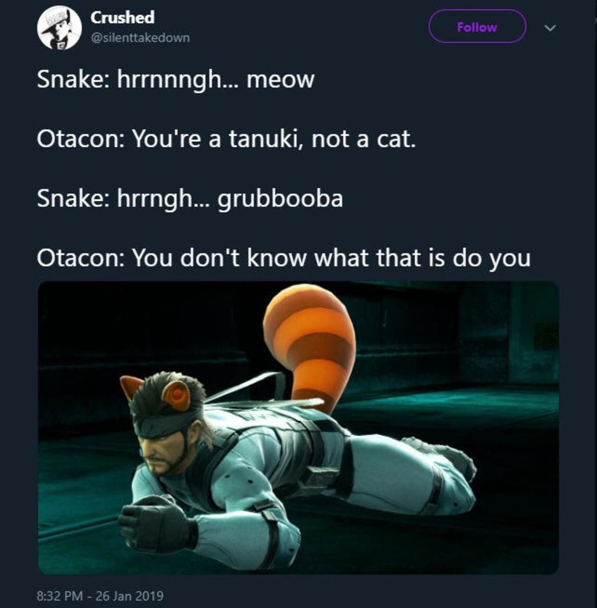 he's a snake