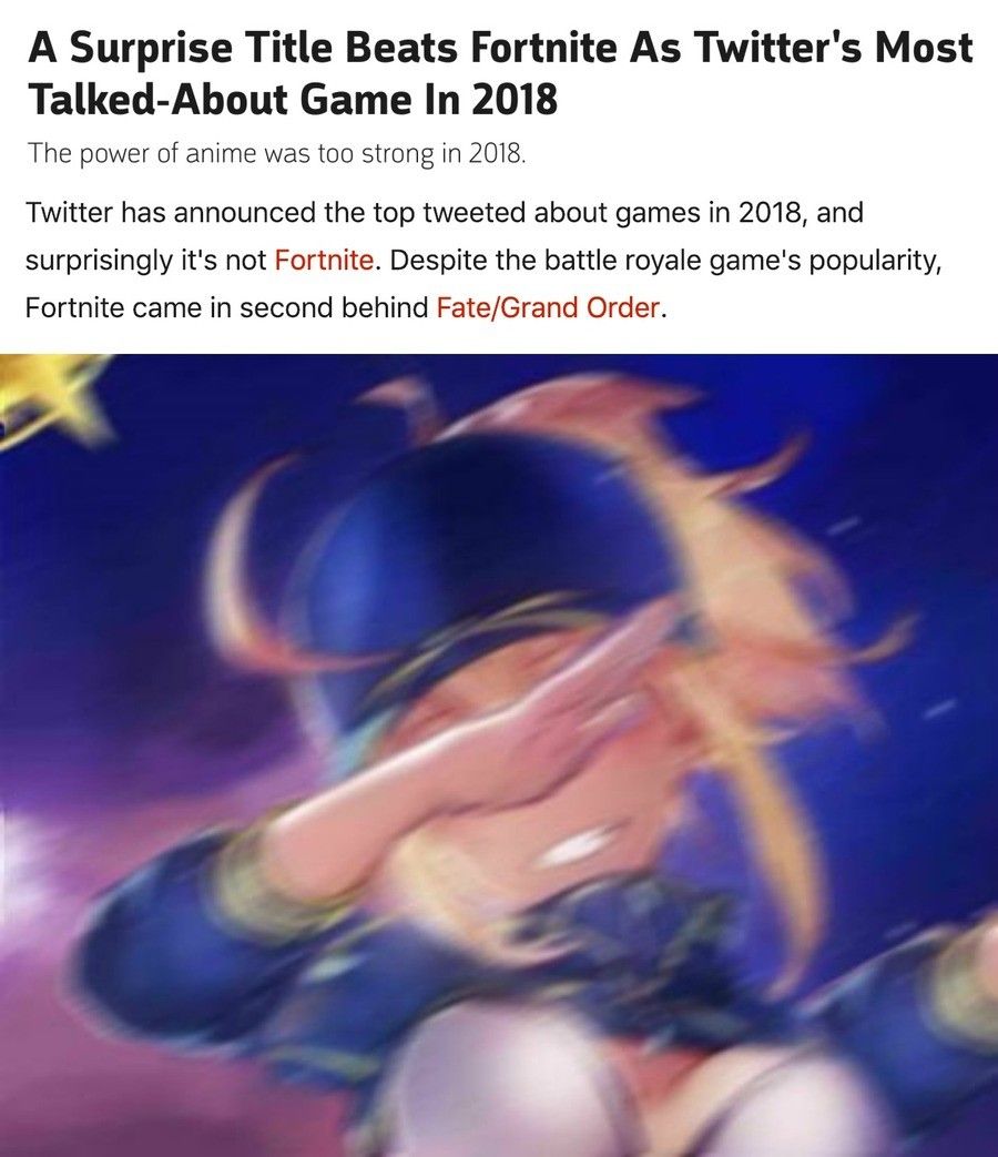The only force autistic enough to dethrone Fortnite - weeaboos