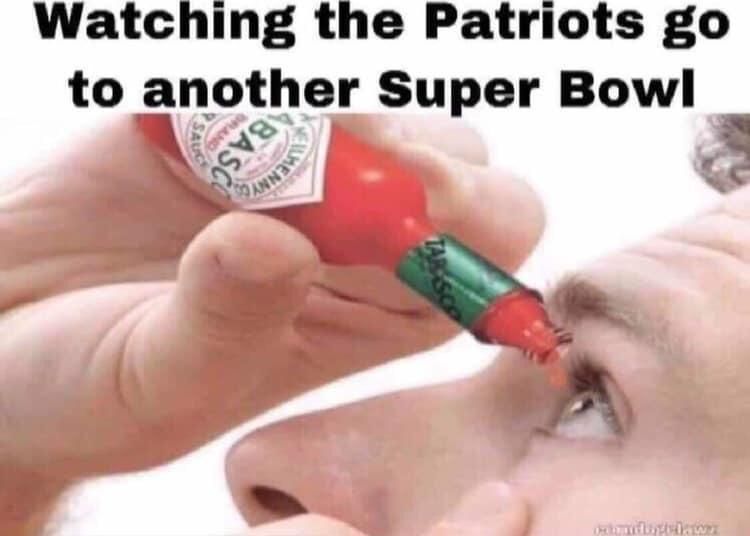 Watching the patriots go to another super bowl