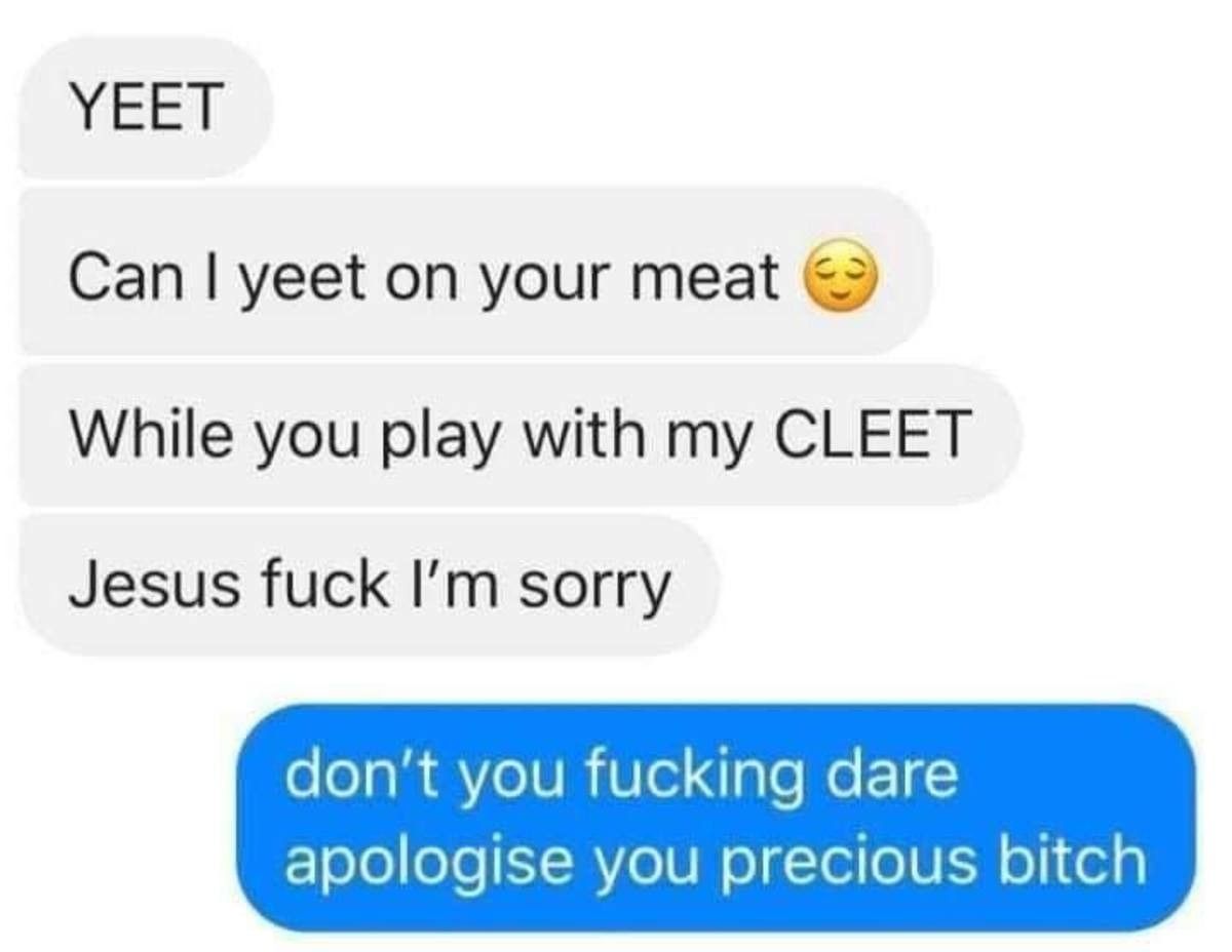 When you YEET the perfect girl