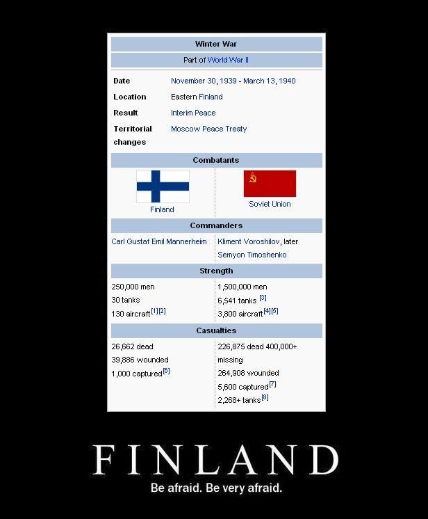 Don't. ***. With Finland.