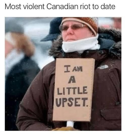 Canadian riots are savage
